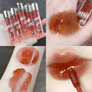  PINK COCO Mirror Water Lip Gloss Lip Glaze for Women cashymart