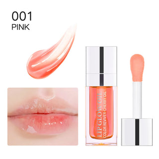  Hot Clear 6ml Crystal Jelly Lip Oil Plumper Gloss Makeup cashymart