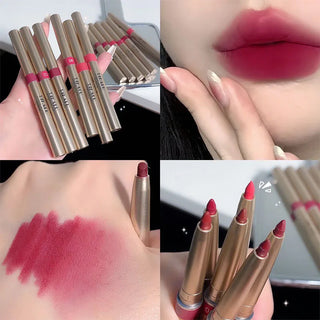  Auto Rotate Red Lip Liner Pencil Long Lasting Korean Makeup cashymart