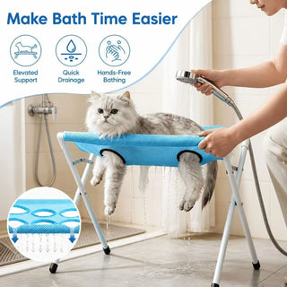 Pet Grooming Hammock with Stand
