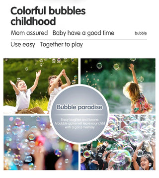  Bubble Gun Rocket Soap Bubble Machine N-Hole Electric Launcher cashymart