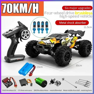  High-Speed 4x4 Remote Control Monster Truck with LED Lights cashymart