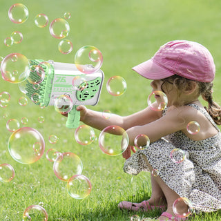  Rocket Bubble Gun with Light-Up cashymart