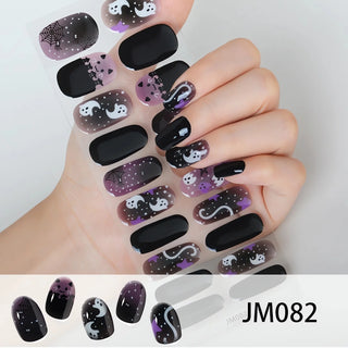  Golden Marble Halloween Nail Wraps cashymart