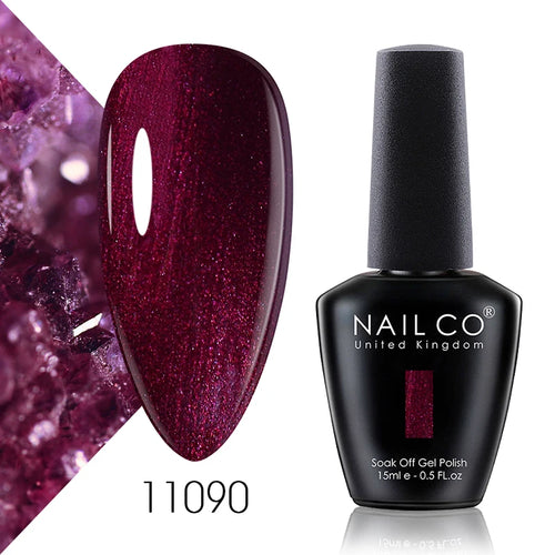 NAILCO 15ml UV Gel Topplack och Baslack Set