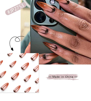  Glamorous Easy Press-On Nail Set cashymart