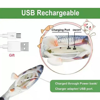  Interactive Rechargeable Electric Fish Toy cashymart