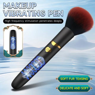  2 In 1 Electric Foundation Brush Vibration Makeup Tool cashymart