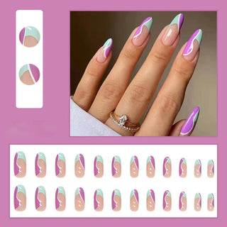  Glamorous Easy Press-On Nail Set cashymart