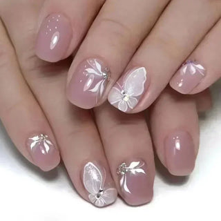  24Pcs Fashion Fake Nails cashymart