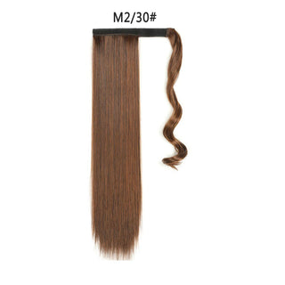 Synthetic Straight Long Ponytail Extensions