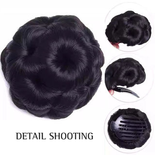  Synthetic Clip-On Bun Hair Accessories cashymart