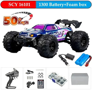High-Speed 1:16 RC Off-Road Truck - 70KM/H Brushless Fun