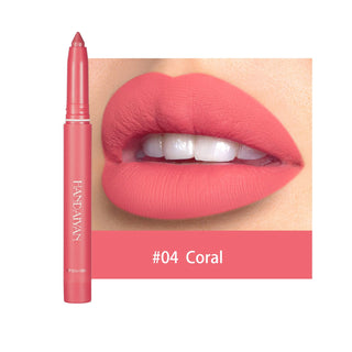  HANDAIYAN 12 Colors Crayon Lipstick High Pigment Velvet Lip Liner cashymart