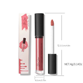  12 Colors Sexy Women Lipstick Waterproof Long Lasting Lip Gloss cashymart