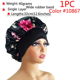  Adjustable Satin Sleep Bonnet cashymart