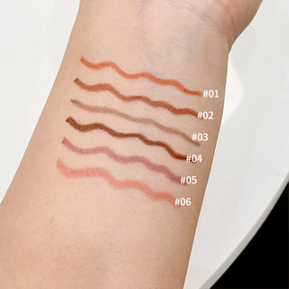  Matte Lipstick Pen Nude Brown Waterproof Lip Liner Pencil cashymart