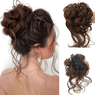  Curly Hair Bun Claw Clip Accessory cashymart
