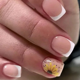  Vibrant Floral Fantasy Press-On Nails cashymart