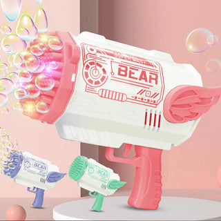  Rocket Bubble Gun with Light-Up cashymart