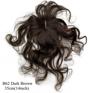  Natural Body Wavy Clip In Human Hair Topper cashymart