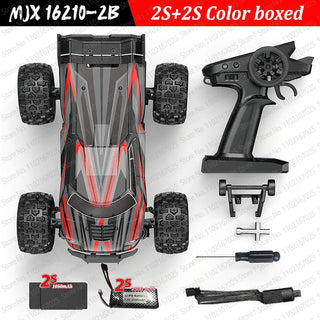  High-Speed Brushless 4WD RC Pickup - MJX 1/16 Off-Road Adventure cashymart