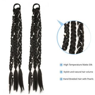 Fashion Cute Braid Head Rope Wig for Girls cashymart