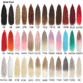  Ariel Afro Curl Water Wave Hair Extension cashymart