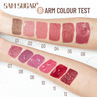  Sam Sugar 12 Piece Multicolor Lip Gloss Set cashymart