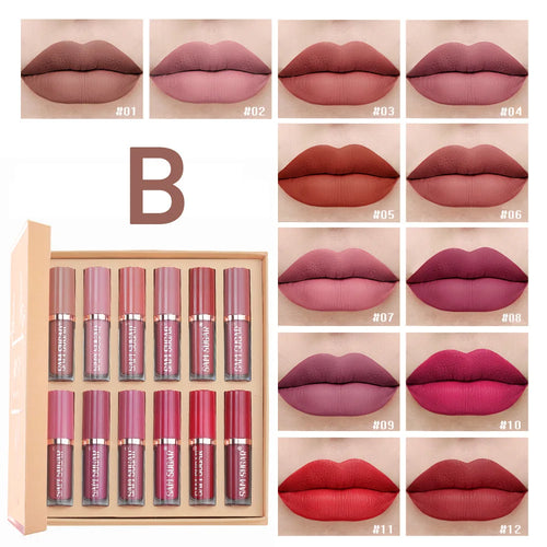  Sam Sugar 12 Piece Multicolor Lip Gloss Set cashymart