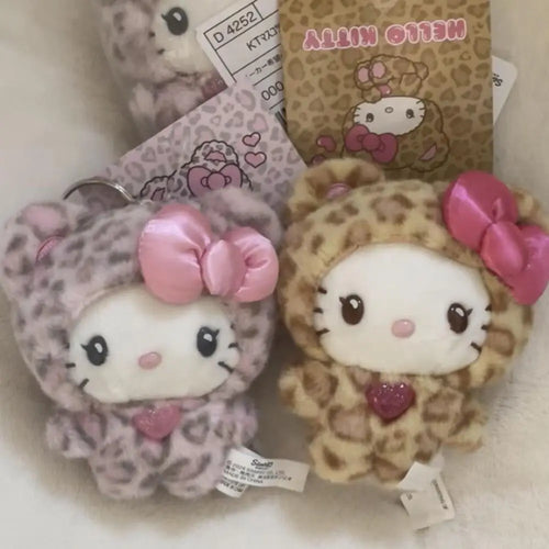  Sanrio Hello Kitty Leopard Print Keychain cashymart