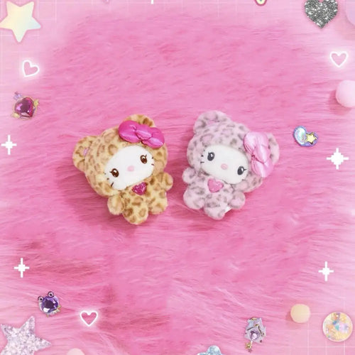  Sanrio Hello Kitty Leopard Print Keychain cashymart