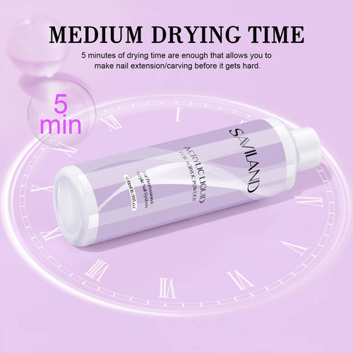 Saviland Professional Acrylic Nail Liquid 180/500ml for Art cashymart