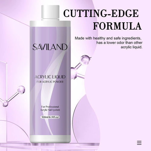  Saviland Professional Acrylic Nail Liquid 180/500ml for Art cashymart