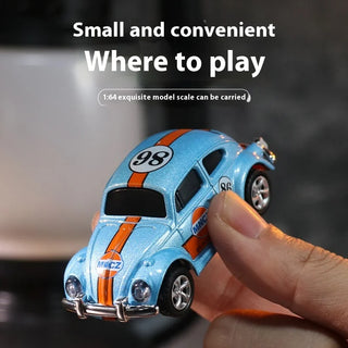 Wireless Mini Beetle Alloy RC Car - Perfect Gift for Kids & Men