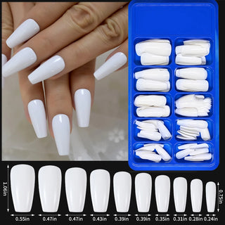  100pcs PINK Artificial Finger Nail Set cashymart