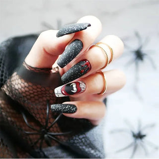  24 Spooktacular Press-On Nails cashymart