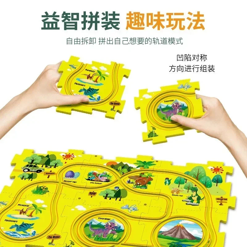  Kids Electric Rail Car Puzzle cashymart