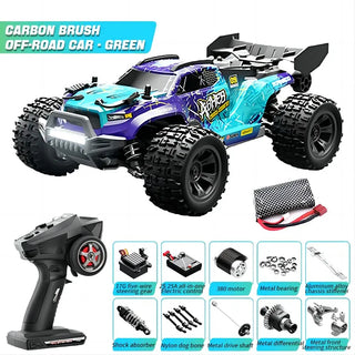  High-Speed 1:18 4WD Remote Control Drift Monster Truck with LED Lights cashymart