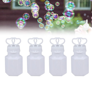  12 Pcs Bubbles for Kids Soap Wedding Heart Wands Toys cashymart