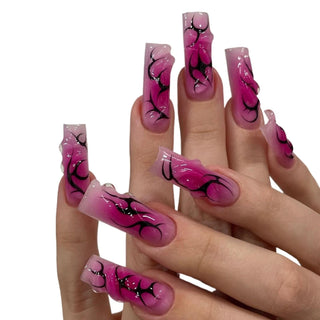  24pcs Press-On Nail Art Set cashymart