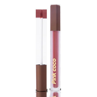  Pink Coco Light Satin Powder Lip Glaze Longlasting Matte Velvet cashymart