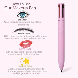  Multi-Effect 4 In 1 Eyeliner Eyebrow Pencil cashymart