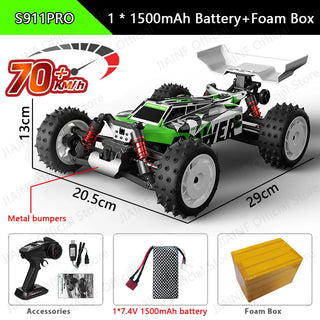  High-Speed S911PRO 1:16 4WD RC Drift Monster Truck cashymart