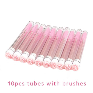  Eyelash Brush Tubes Reusable Makeup Wands cashymart