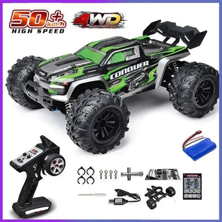  High-Speed 4x4 Remote Control Monster Truck with LED Lights cashymart