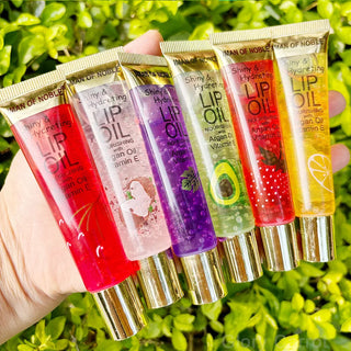  Kawaii 6pcs Fruit Flavored Lip Gloss Set cashymart