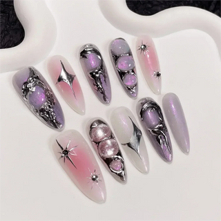  10pcs Handmade Press on Nails cashymart