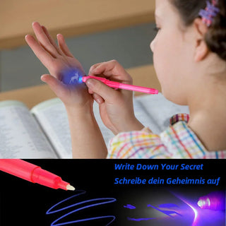  4pcs Magic Purple UV Invisible Ink Pens cashymart