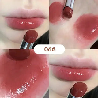  Silky Glossy Lipstick Gege Bear Pump Lips Water Bomb Balm cashymart